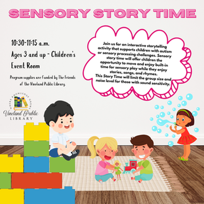 Sensory Story Time (Ages 3+)