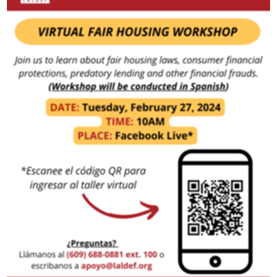 Virtual Fair Housing Workshop