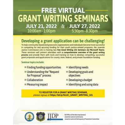 Free Virtual Grant Writing Seminars